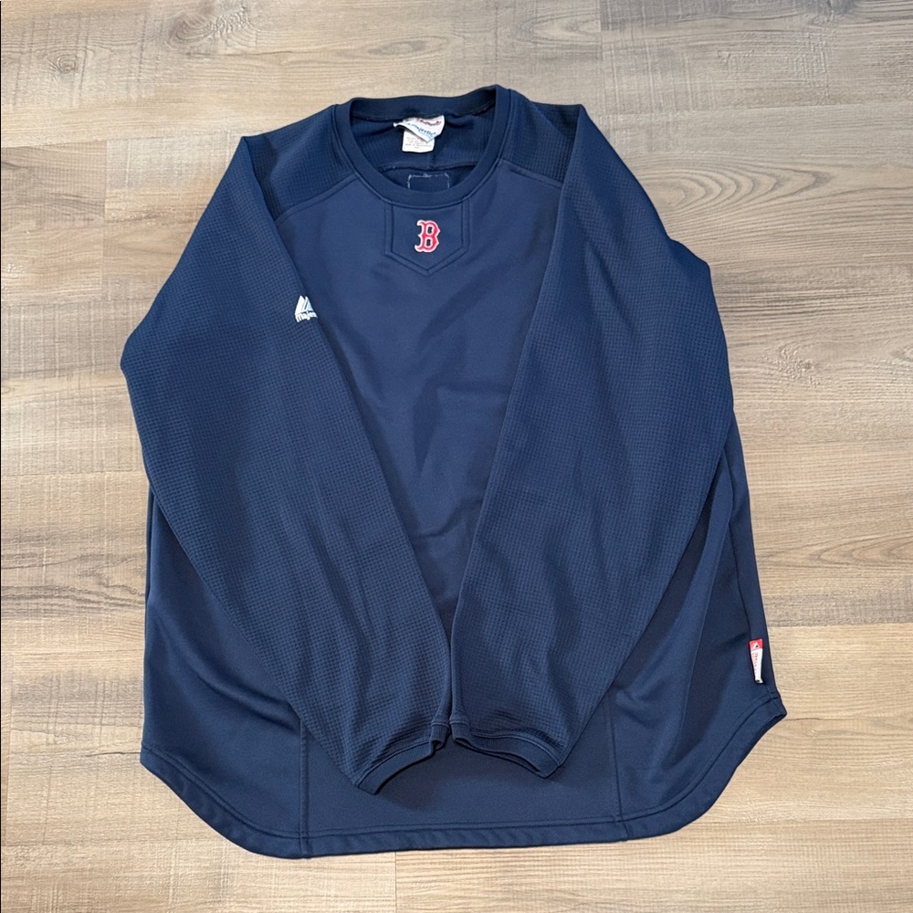 Boston Red Sox’s Navy Long Sleeve Pullover Sweatshirt